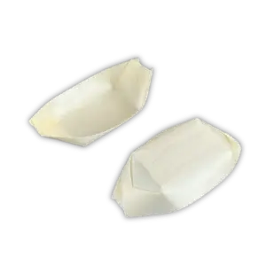 Barquinha Finger Food Biodegradável de Madeira