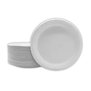Pratos de Bagaço de Cana Descartáveis, Prato Biodegradável